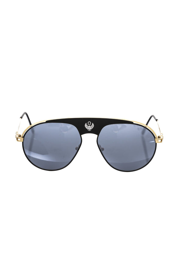 Black Metallic Men's Sunglasses