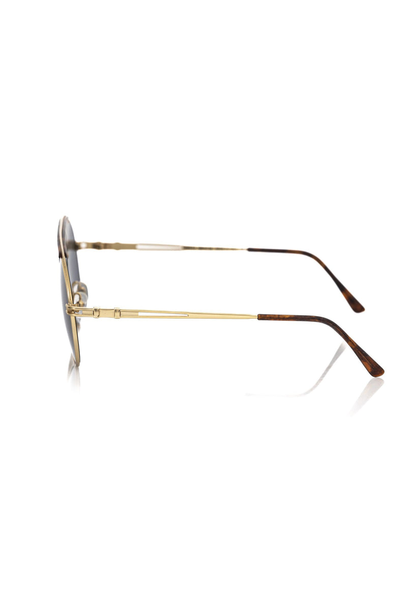 Elegante Schild Sonnenbrille mit Havanna -Akzent