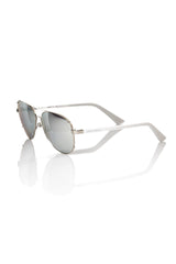 Silver Metallic Men Sunglass