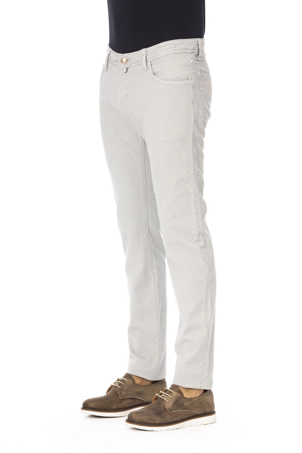 Gray Cotton Men's Jean