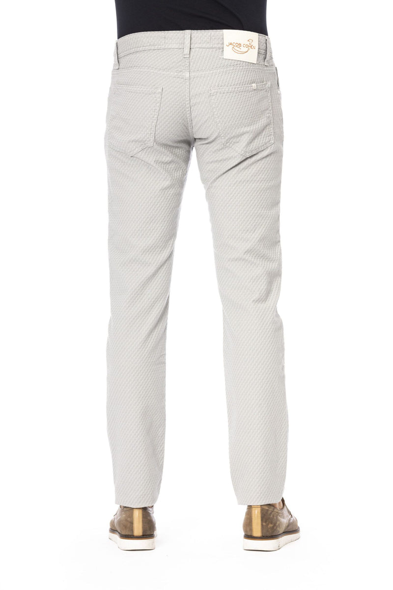 Gray Cotton Men's Jean