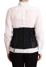 Haut de ceinture de corset noir chic