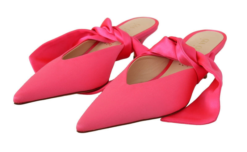 Tacones de gatito rosa elegantes para noches elegantes