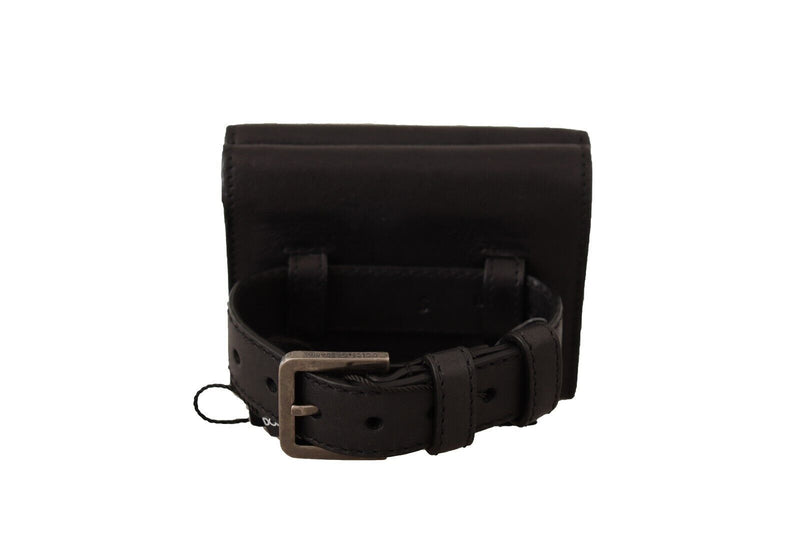 Accessoire multi-kit en cuir élégant en cuir trifold