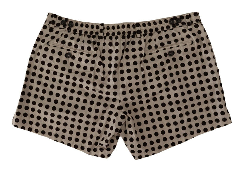 Eleganti pantaloncini di cotone a pois