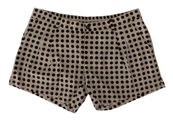 Shorts en coton à pois élégant