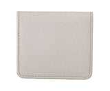 Chic White Leather Condom Case Wallet