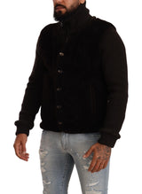 Elegante Lederbomberjacke