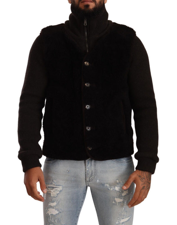 Elegante chaqueta de bombardero de cuero