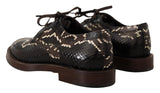 Elegant Formal Python Derby Shoes