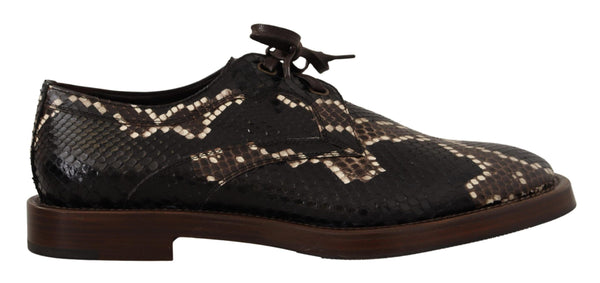 Elegante formelle Python -Derby -Schuhe