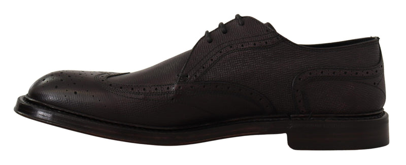 Elegant Purple Wingtip Men's Formal Shoes