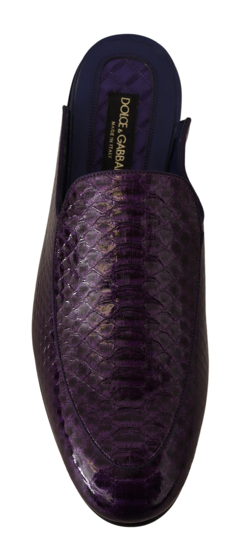 Toboganes de cuero Purple Exotic Python