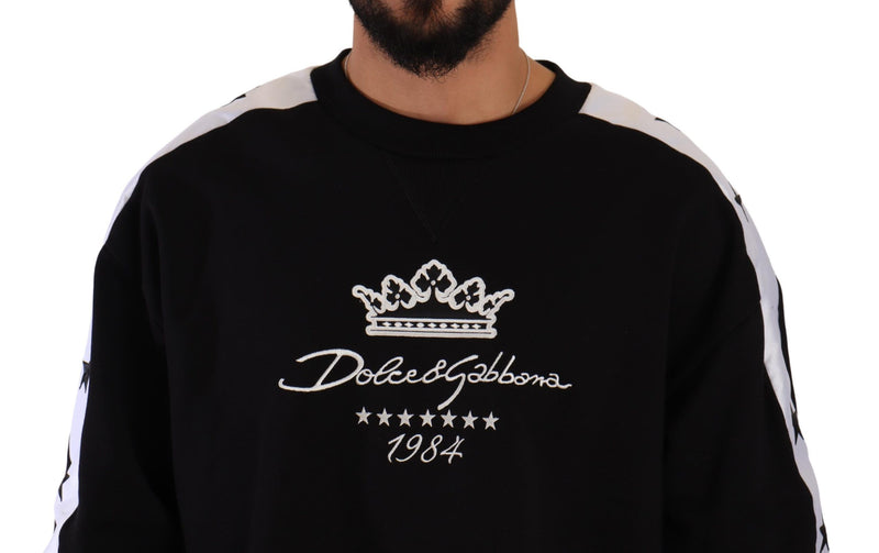 Κομψό κορώνα 1984 πουλόβερ Crewneck