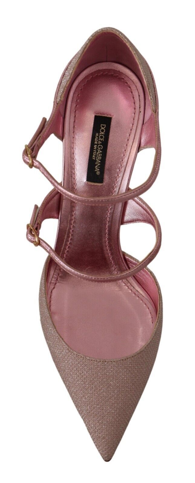 Pink Glitter High Heel Sandalen