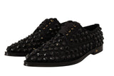 Κομψό Gros Grain Lace-up Jeweled Flats