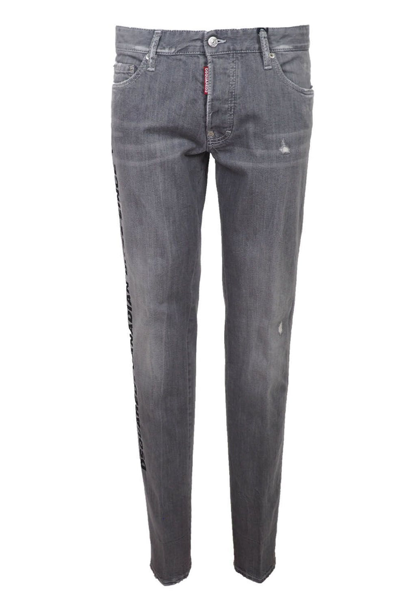 Chic Grey Slim Fit Denim für den modernen Mann