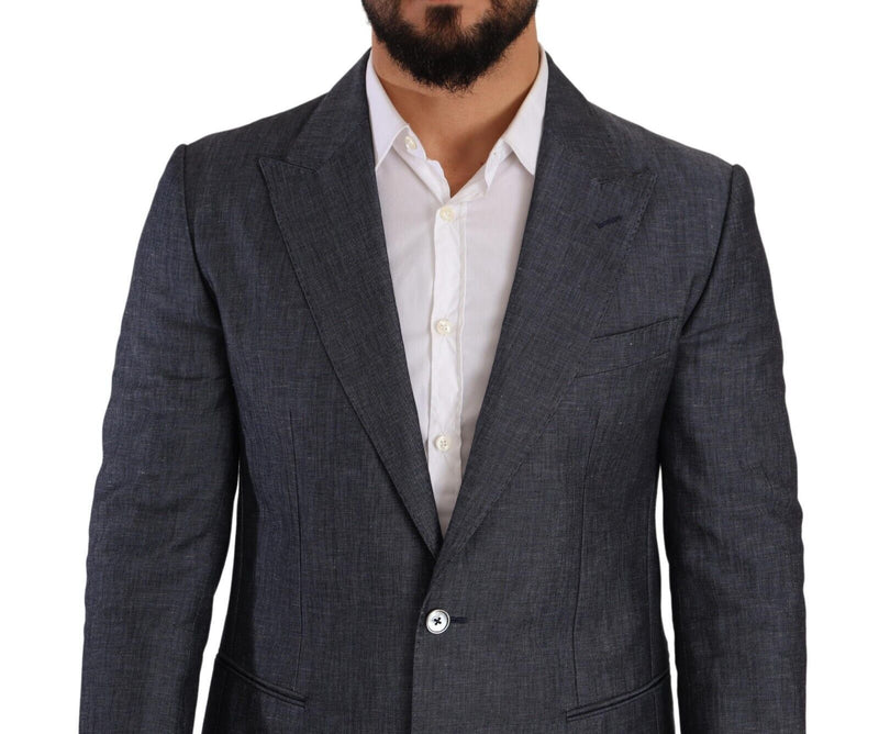 Eleganter schlanker Fit-Zwei-Button-Bla-Blazer