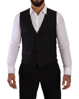 Sicilia Slim Fit Black Suit Conjunto