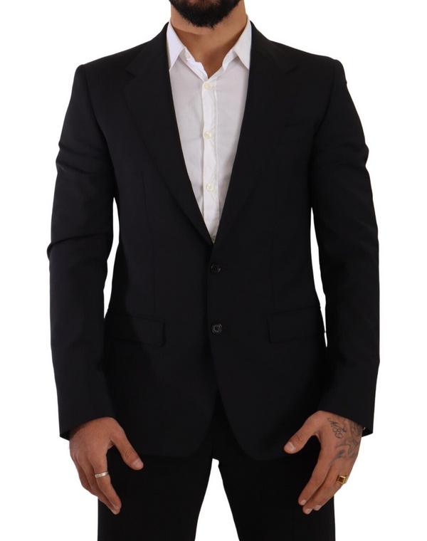 Elegante blazer e gilet Black Martini Slim Fit