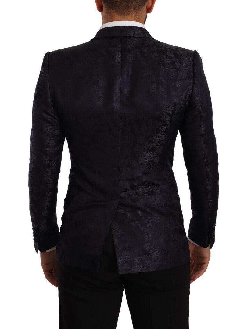 Elegante Blazer formal de martini azul oscuro oscuro