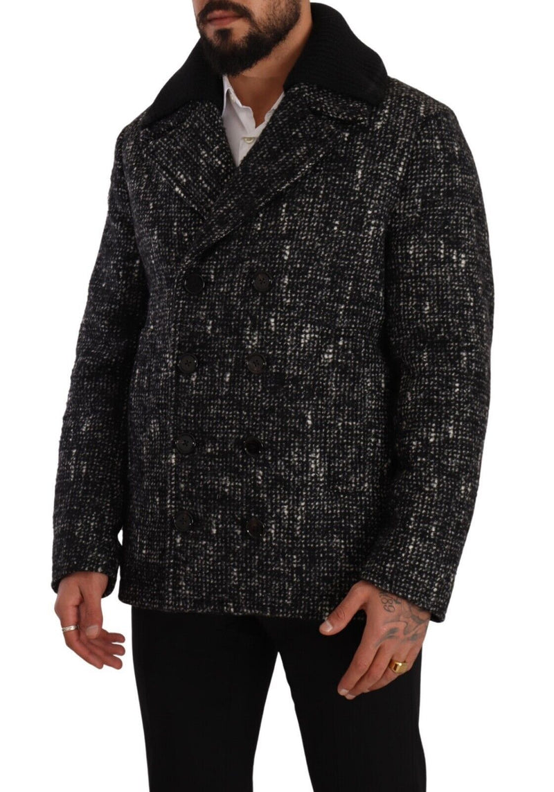 Chic Double Breasted Wool Blend Outcoat