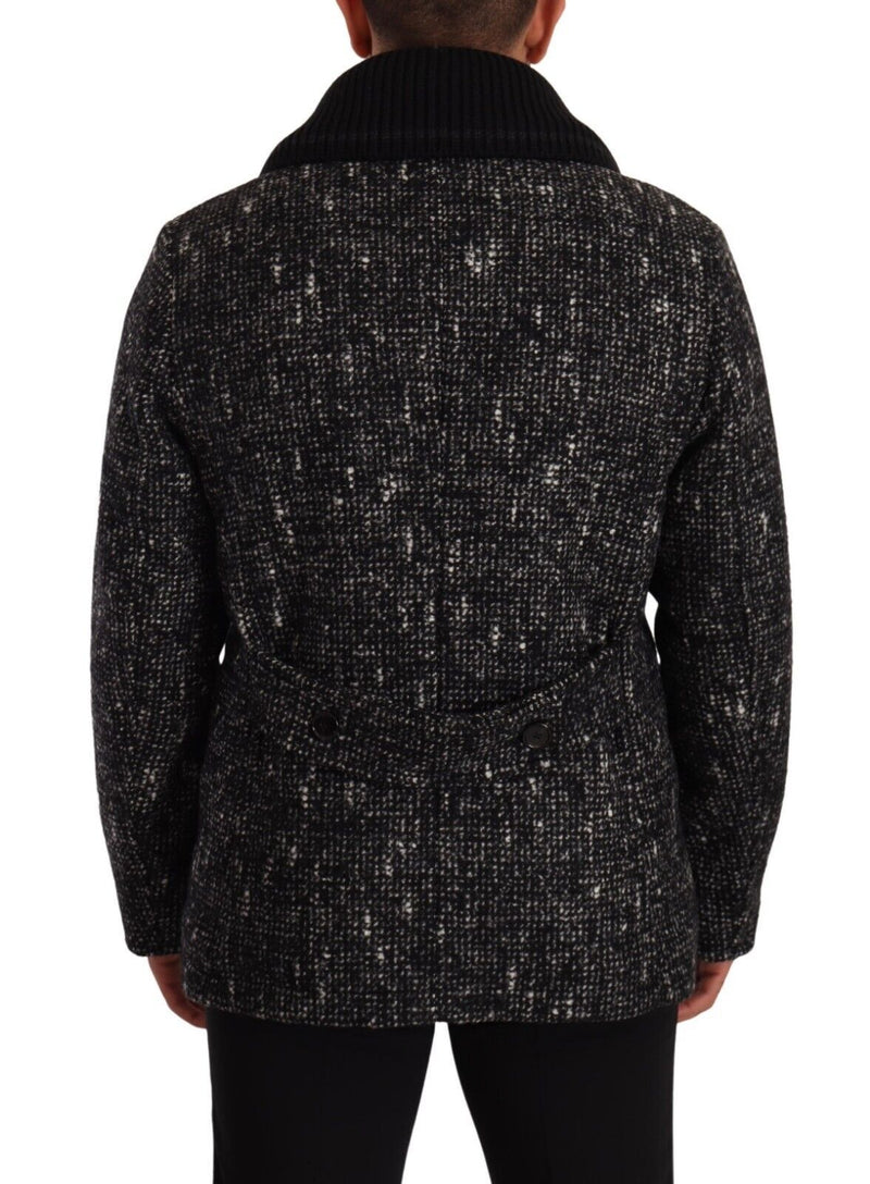 Chic Double Breasted Wool Blend Outcoat