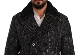 Chic Double Breasted Wool Blend Outcoat