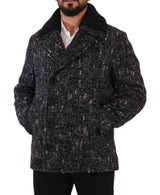 Chic Double Breasted Wool Blend Outcoat