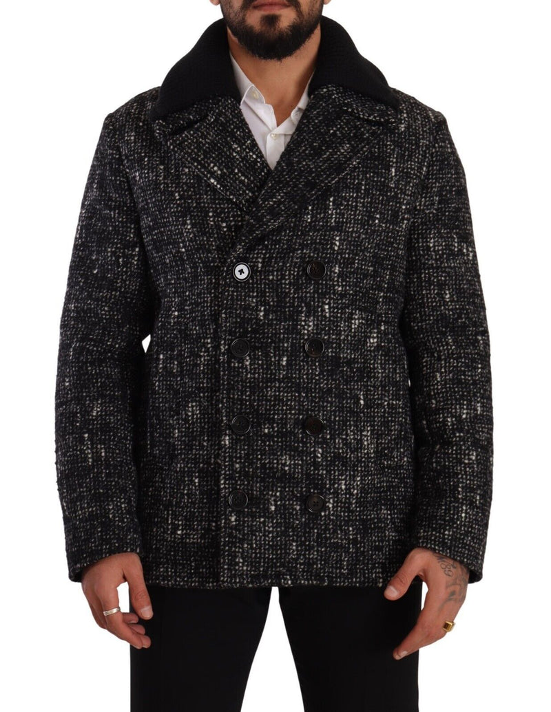 Chic Double Breasted Wool Blend Outcoat