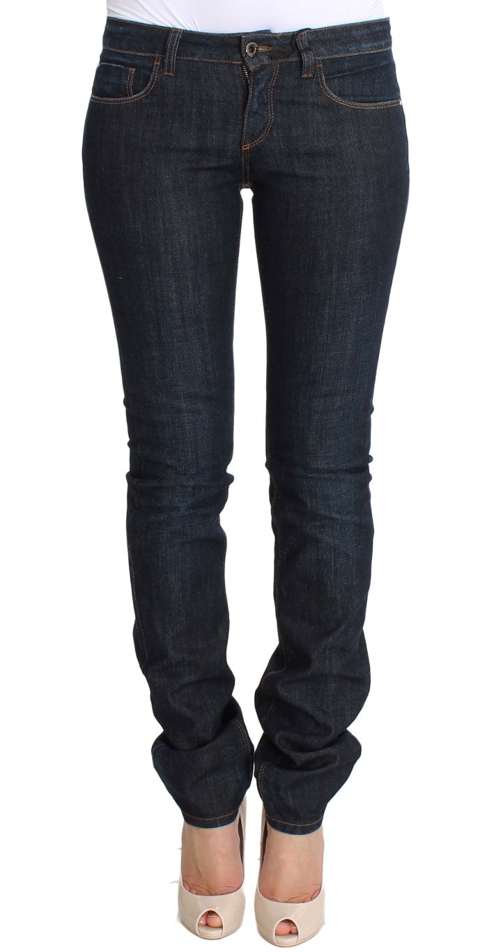 Jeans da designer magro chic slim fit skinny