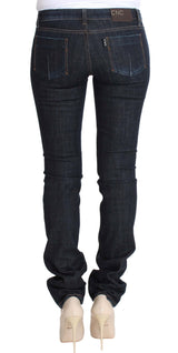 Jeans da designer magro chic slim fit skinny