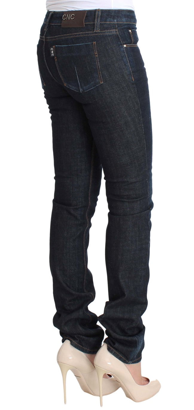 Jeans da designer magro chic slim fit skinny