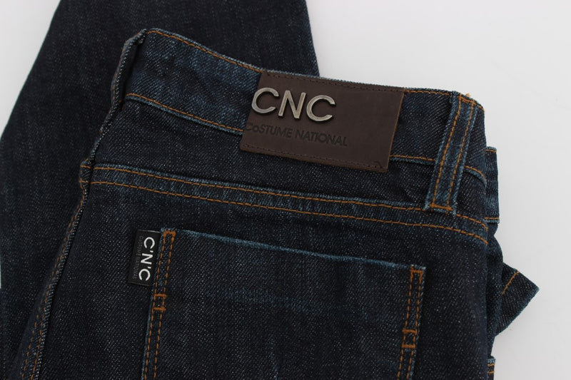 Jeans da designer magro chic slim fit skinny