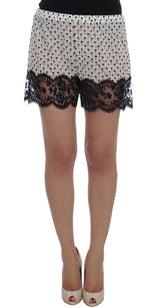 Elegant Silk Lace Sleep-Shorts