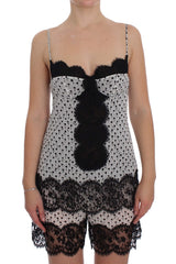 Κομψό Floral Lace Silk Chemise