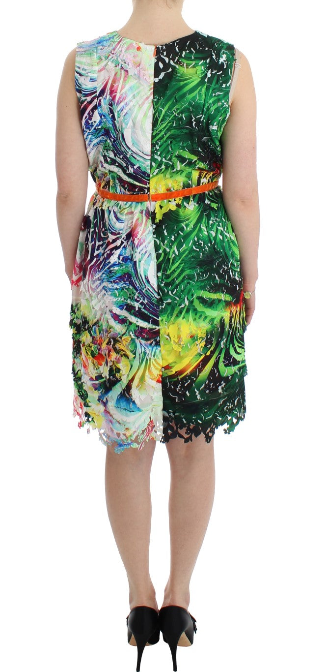 Robe de gaine multicolore - Élégance astucieuse