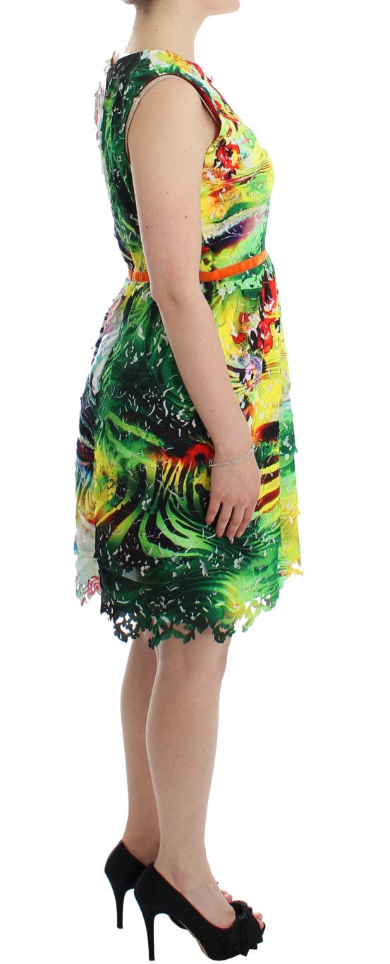 Robe de gaine multicolore - Élégance astucieuse