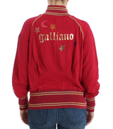 Cardigan zip rose élégant avec détaillant le logo