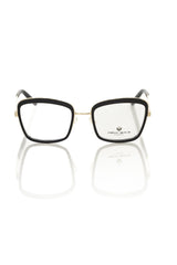 Black Metallic Women's Eyeglass Frame