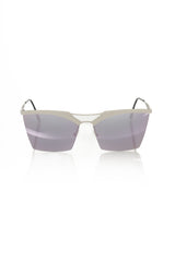 Lunettes de soleil chic Silver Clubmaster avec lentille ombragée