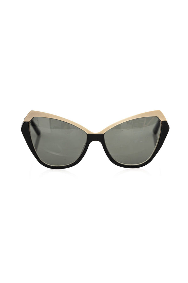 Chic Bicolor Cat Eye Glasses