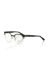 Schicke geometrische Black Clubmaster Brille