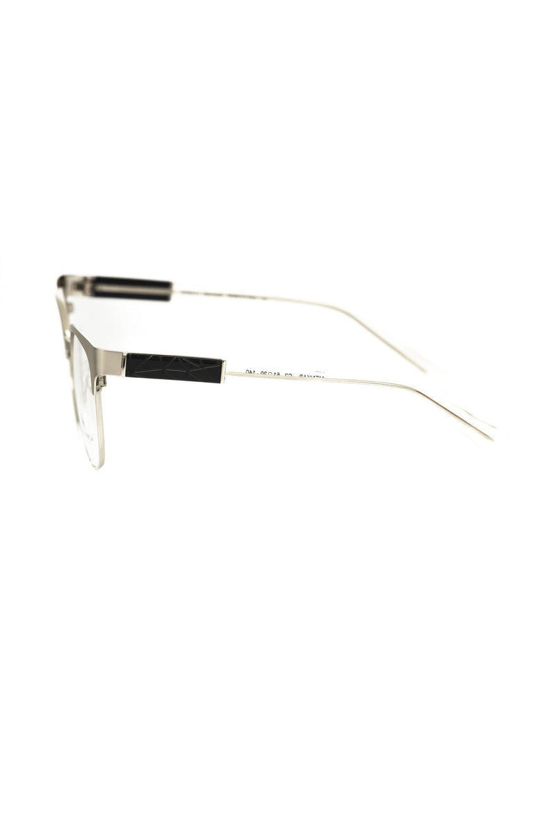 Geometrische Muster -Clubmaster Brille