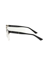 Schicke geometrische Black Clubmaster Brille