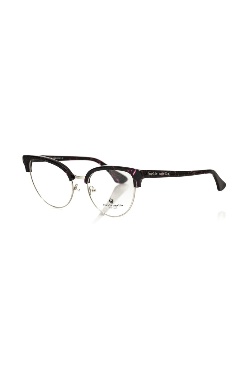 Glitzernde Bordeaux Clubmaster Brille