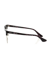 Glitzernde Bordeaux Clubmaster Brille