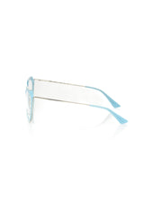 Des lunettes chics de style aviateur - Bleu clair