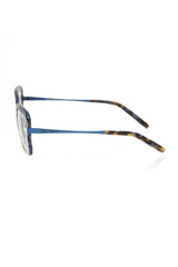 Blue Metallic Women Eyeglass Frame