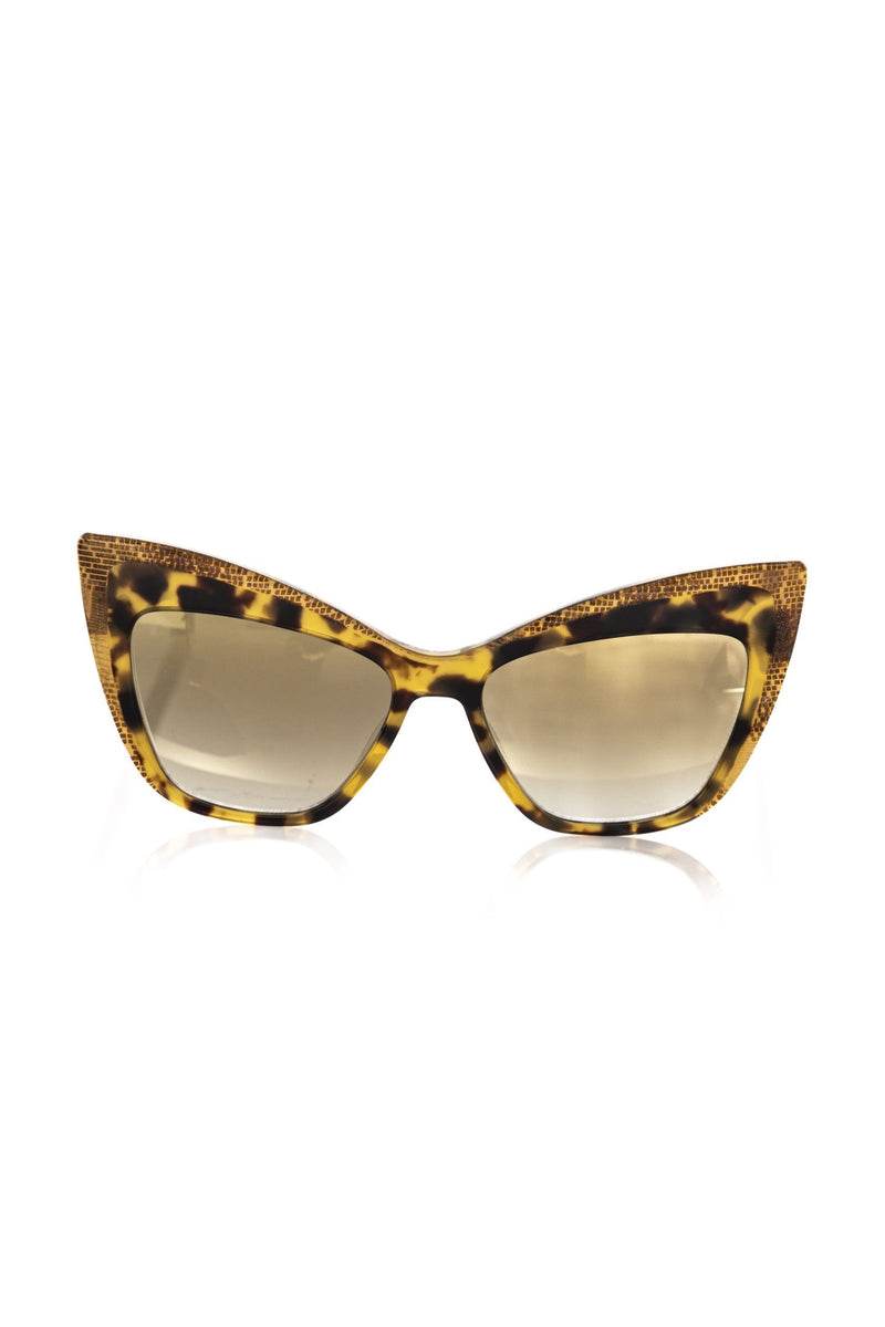 Yellow Acetate Women Sunglass